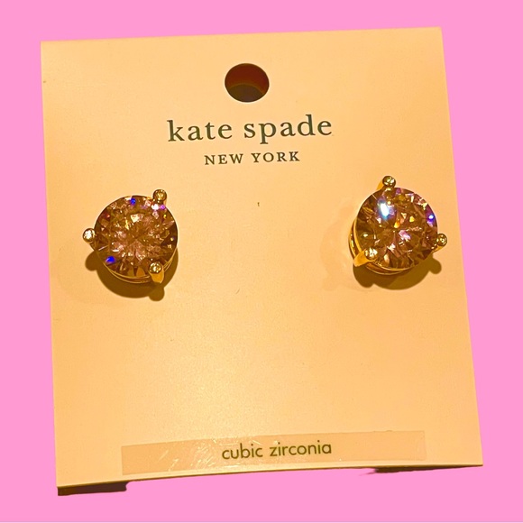 Brand New - Kate Spade earrings with KS carry bag - Picture 2 of 4